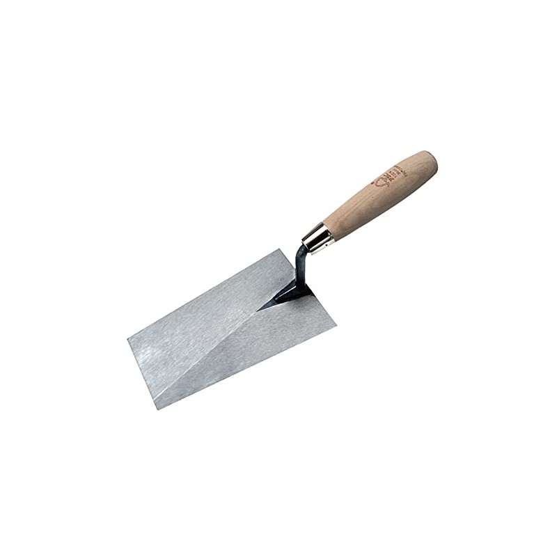 Nespoli N0D1905618 18cm Square Tip Masonry Trowel with Wooden Handle