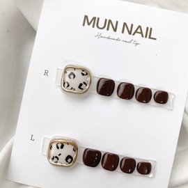 MunNail Leopard Paddy Tip - No. 6 / MunNail 레오파드 패디팁 - 6호