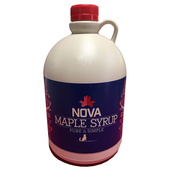 Nova Maple Syrup - Pure Grade-A Dark Robust Maple Syrup (Pint)