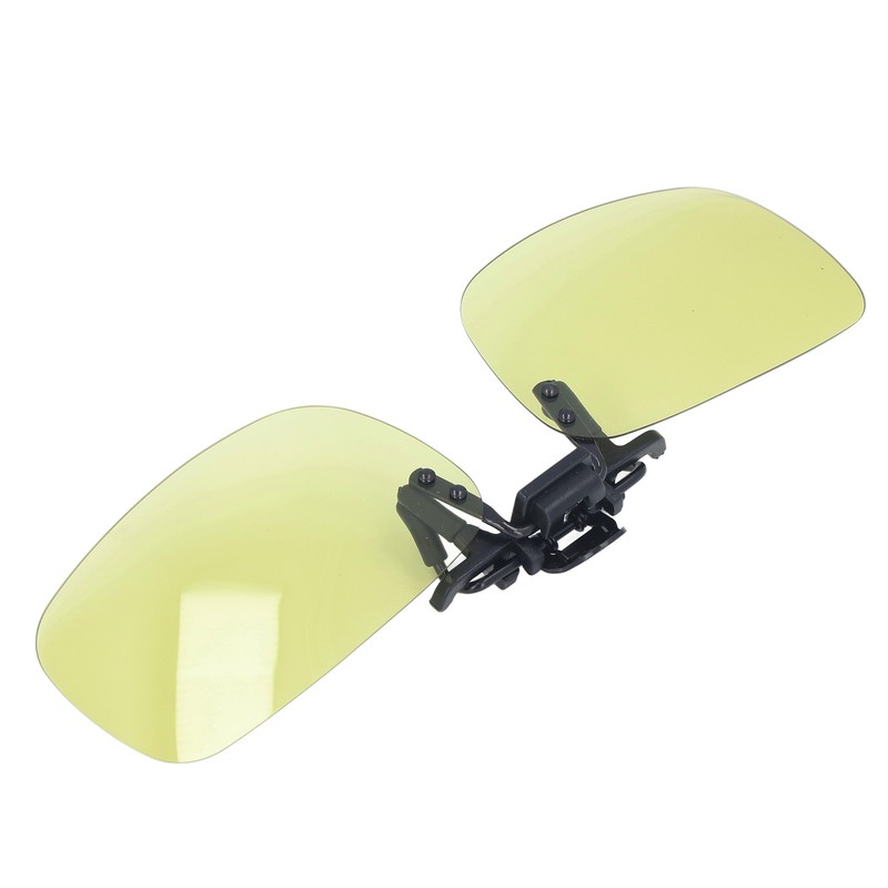 Polarized Clip On Glasses Day Night Duel Use Portable Polarized