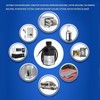 Submersible Water Pump IP68 Waterproof Low Noise Leak Free Threaded