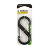 Nite Ize SBP4-03-01BG S-Biner Plastic Size-4 Double Gated Carabiner, Black