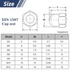 Pack of 10 Acorn Nuts M4 Stainless Steel Cap Nuts,