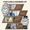 French Talking Watch, Talking Time/Date, Large Dial, Alarm Clock, for