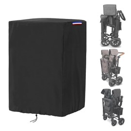Rilime Wagon Cover compatible with Wonderfold Wagon W2 Series(Cover-Only),Waterproof 420D Stroller Wagons Covers With Handle Adjustable Drawstring-25"L x 20"W x 40"H