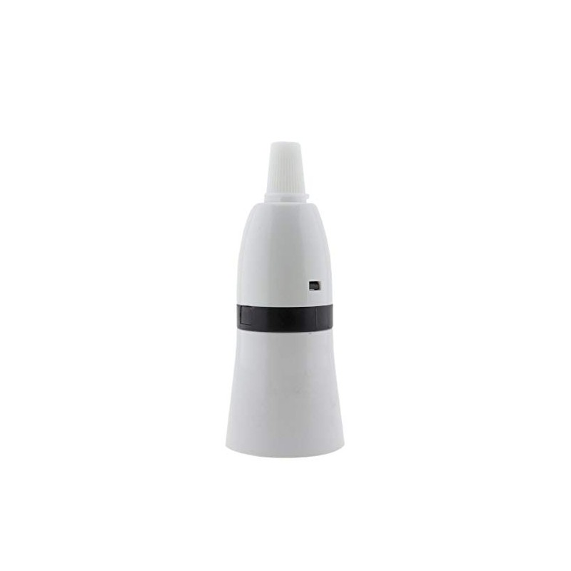 Bayonet Cap (B22) Bulb Holder in White with Shade Skirt