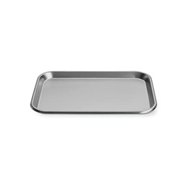AAProTools Stainless Steel Surgical Tray, for Medical Instruments, Tattoo, Surgical Supplies, 10-6/8" x 6" x 5/8" Flat Bottom Tray