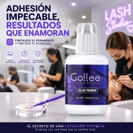 Primer de Pestañas Gollee Hipoalergénico para Extensiones de 15ml