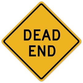 Walls 360 Peel & Stick Traffic and Street Sign Wall Decals: Dead End (54 in x 54 in)