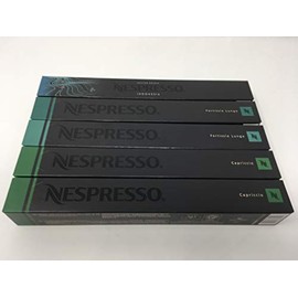Nespresso - Variety Pack - 50 Capsules - Indonesia - 20 x Capriccio - 20 x Fortissio - Rich Mix
