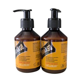 Proraso 2 PRORASO Single Blade Wood and Spice Beard Wash 200ml  Gentle Cleanser For Men
