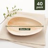 HAAGO Palm Leaf Plates Biodegradable Disposable Plates - Environmentally Friendly