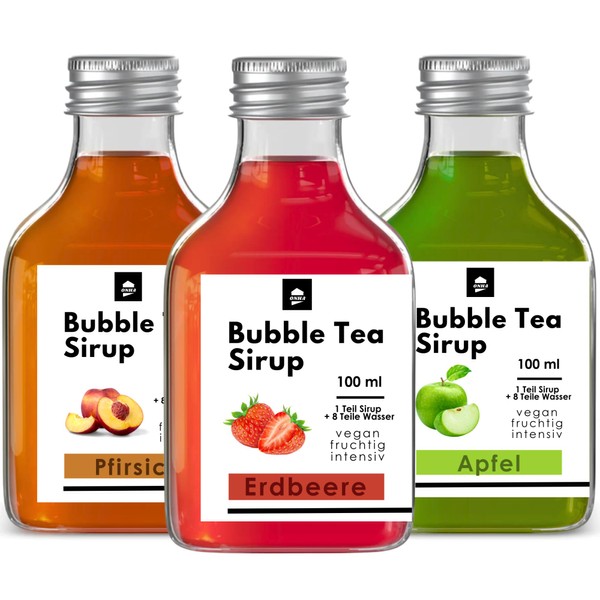 ONHA Bubble Tea Syrup - Pack of 3 Syrup for