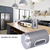 3Pcs Storage Jar Stainless Steel Food Tea Nut Container with