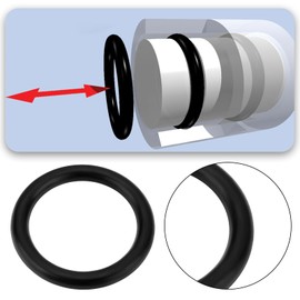 Create idea 50Pcs Nitrile O Ring 12.5mm ID x 2mm C/S NBR 70 Rubber 16.5MM X 12.5MM X 2MM O Ring Washers Spacer O-Rings Gasket for Hose, Faucet, Automotive, Plumbing