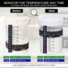 34oz Sourdough Starter Kit,Large Capacity Glass Sourdough Starter Jar, Reusable