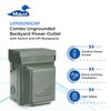 MIDWEST U010S010GRP Power Outlet with Switch • 20 Amp Backyard