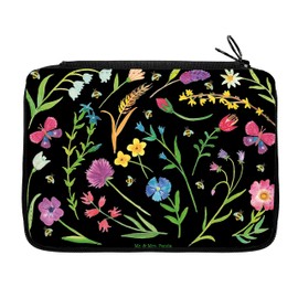 Mr. & Mrs. Panda Parent-New Spring Pencil Case, neutral, Hand drawn