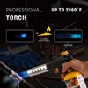 KOOKCOOK Propane Torch Head Kit with 2x MAPP Gas Tank,4-Flame