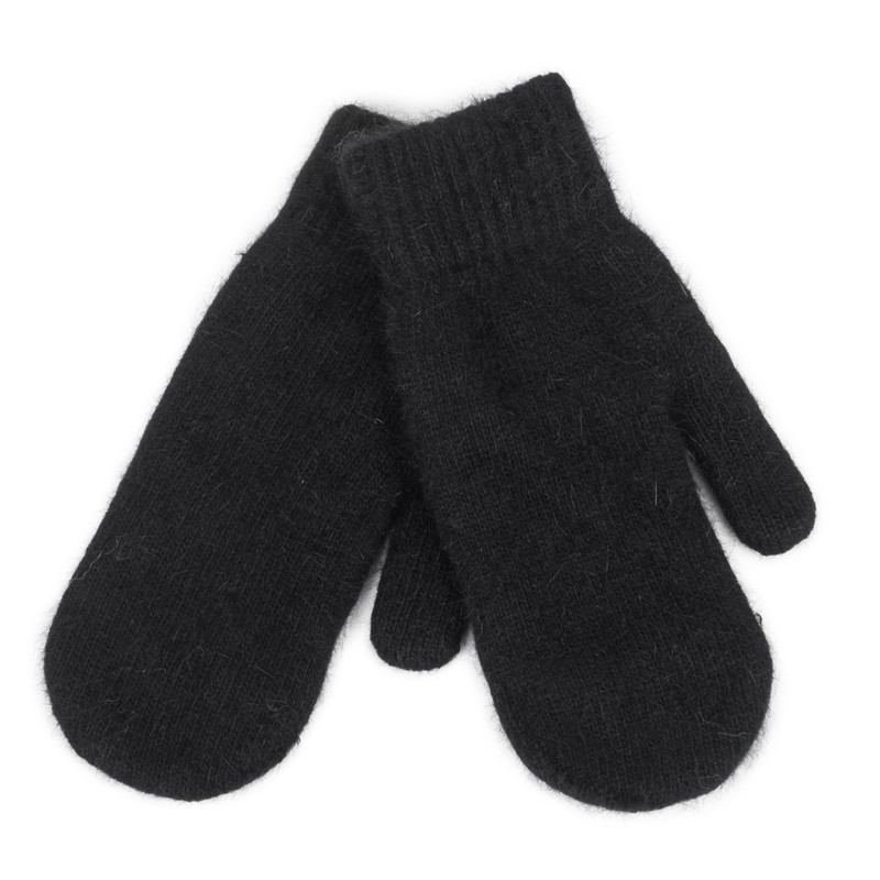 OVOY Winter Knitted Mittens Soft Warm Elastic Cold-Weather Thick Lining