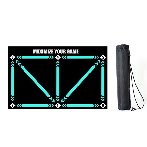 AllStyle By Patel Soccer Football Footstep Training Mat – Non-Slip,