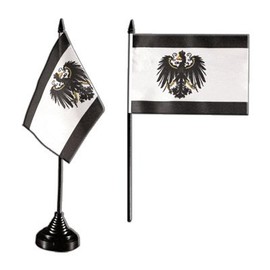 Table/Desk Flag Prussia Flag FRITZE® + Free Sticker