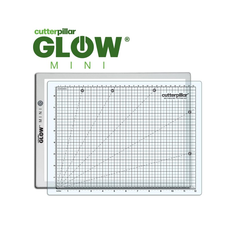 CutterPillar Glow Elite Mini LED Light Board, with Translucent, Self-Healing