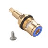 Brass Ceramic Cartridge, G1/2" Tap Ceramic Stem Cartridges Replacement for