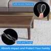 Clear Edge Protector Strip, 1.18in x 16.4FT, Sharp Edge Wrap