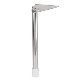 Stainless Steel Seat Support Swing Leg, 13 Inch Marine Folding Boat Seats with 1inch Diameter Tube, 4.5inch Long Support Plate, 90 Degree Adjustable Seat Support Leg for Boat