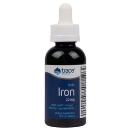 Trace Minerals Trace Minerals, Ionic Iron, 22 mg, 59 ml, Gluten Free, SOYA Free, Vegan, Non-GMO