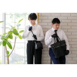 Pop Hand® Black Anti-bacterial Gloves, Made in Japan, Men's One Size Fits Most, 2-Way Gloves, Cold Contact, Infection Prevention, Sunburn Protection, UV Protection, Antibacterial, Deodorization, 5 Fingers, Perfect Fit, Skin-friendly, Absorbent, Quick Dry