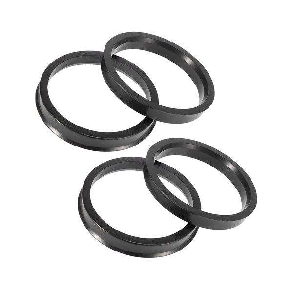 ACROPIX 64.1 to 74.1mm Hub Centric Rings Black - Pack