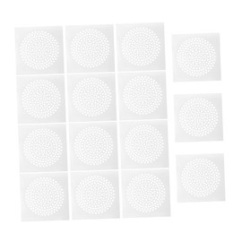 SEWACC 15Pcs Disposable Floor Drain Filter Stickers Blocking Hair Catcher Decals for Bathroom Kitchen and Shower Drain Use and Hygienic