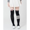 Women's Golf Socks Over Knee Socks Knee High Black Gray
