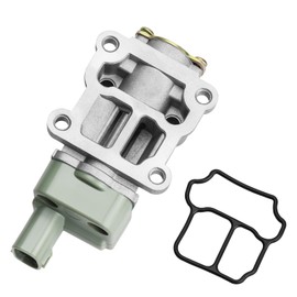 NPAUTO Idle Air Control Valve Compatible with Honda Civic Del Sol 1996 1997 1998 1999 2000, 97-00 Acura EL, 1.6L L4 AC184 AC186