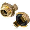 Poppstar Brass Quick Coupling 3/4 Inch Male Thread (G 3/4