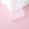 2Pcs Empty Eye Shadow Box Transparent Square Eye Shadow Box