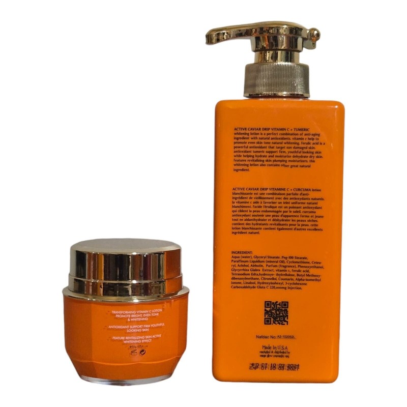 CAVIAR Active caviar drip Vitamin C & Tumeric Lotion 444ml,