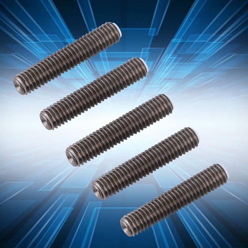 5pcs M6 x 30mm Nozzle Throat Stainless Steel Tube Throat