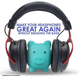 AHG Accessory House Global Replacement Cloud Alpha Headband pad Cushion Cover. Compatible with HyperX Alpha/Alpha S Headphones (Black). Easy Slot in Design | Premium PU | FlexiSoft High-Density Foam