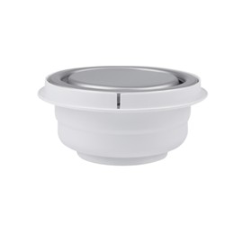 Coladera Redonda Anti Olores, Salida Universal, Rejilla de Acero Inoxidable