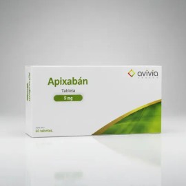 Apixabán 5 mg Caja X 60 Tabletas
