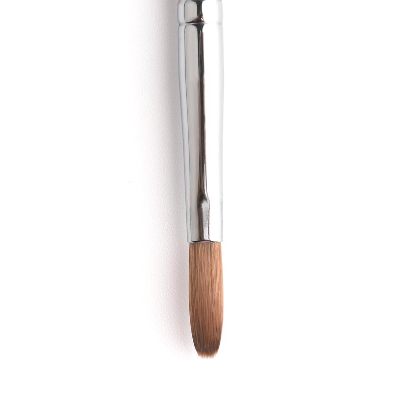 KADS Pure Kolinsky Hair Bristles Acrylic Nail Brush Oval Curled
