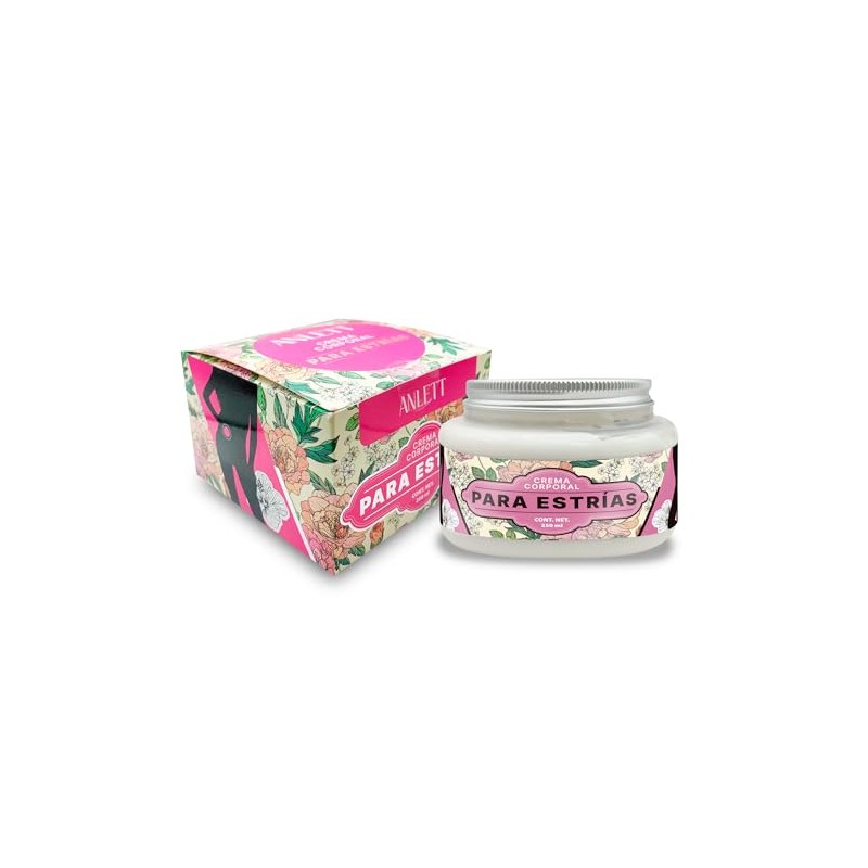 Crema Corporal para Estrías, Hidratante, 250ml