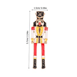 FOMIYES Nutcracker Earrings for Women Lightweight Studs for Birthdays Weddings and Proms Stylish Cartoon Design for Teens and Durable and Comfortable Ear Jewelry