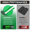Chelhead Green Magnetic Frame Rail Floor Jack Pad Universal Aluminum