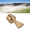 Fan Shaped Fountain Nozzle Copper Adjustable Uniform Water Spray Fan