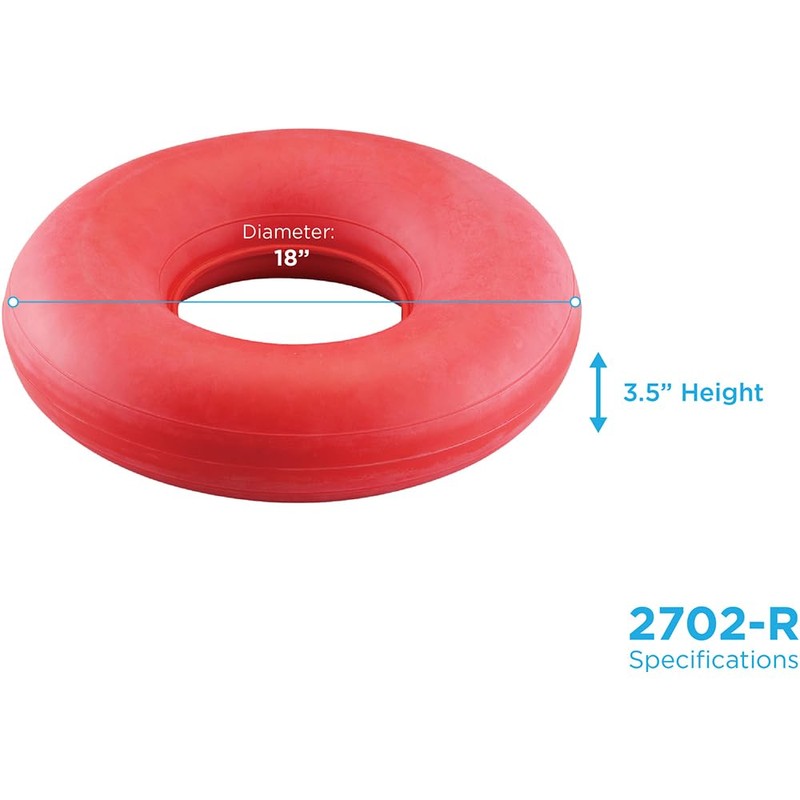 NOVA Inflatable Donut Cushion, Easy to Inflate and Deflate Seat