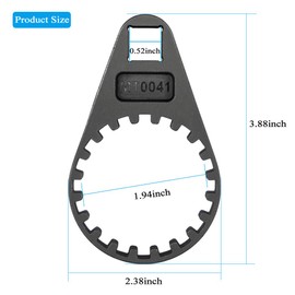 For 2006-2020 Yamaha Fuel Filter Water Separator Wrench, Similar to YB-ACC04 18-79815